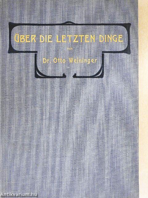 Über die Letzten Dinge