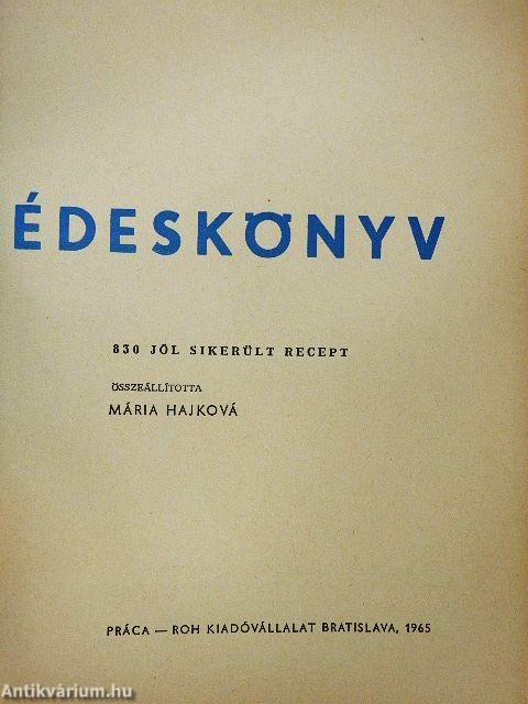 Édeskönyv