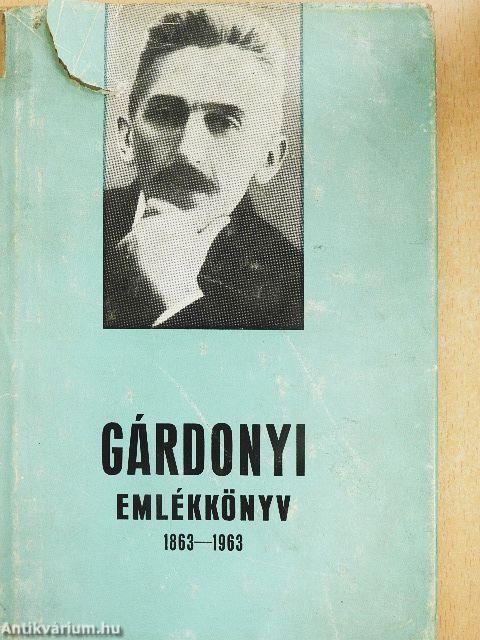 Emlékkönyv Gárdonyi Géza születésének 100. évfordulójára