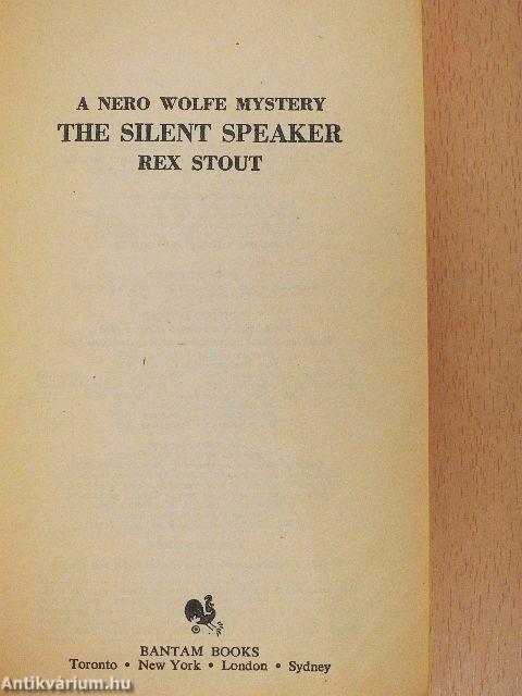 Nero Wolfe - The Silent Speaker
