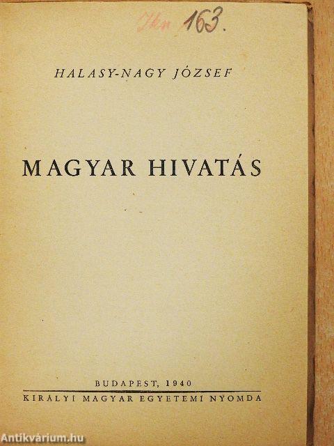 Magyar hivatás