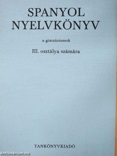 Spanyol nyelvkönyv III.
