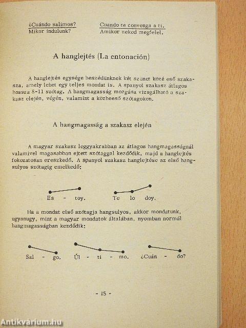 Spanyol nyelvtan a középiskolák számára