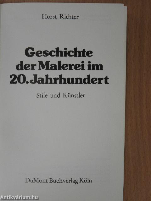 Geschichte der Malerei im 20. Jahrhundert