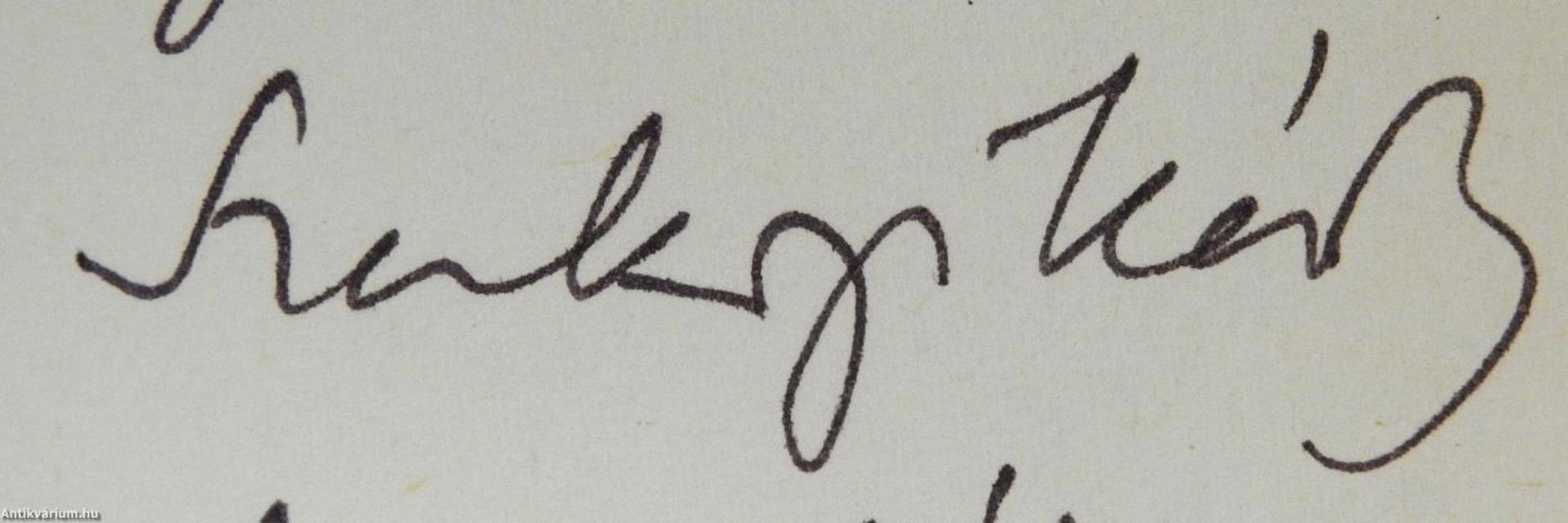 Bolond madár (dedikált példány)