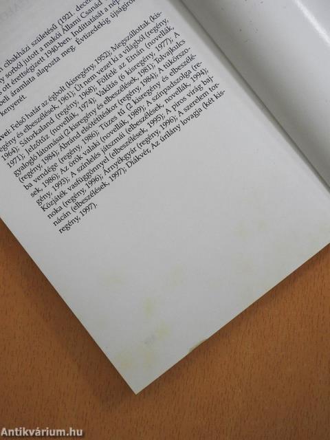 Diákvér/Az úrilány lovagja (dedikált példány)