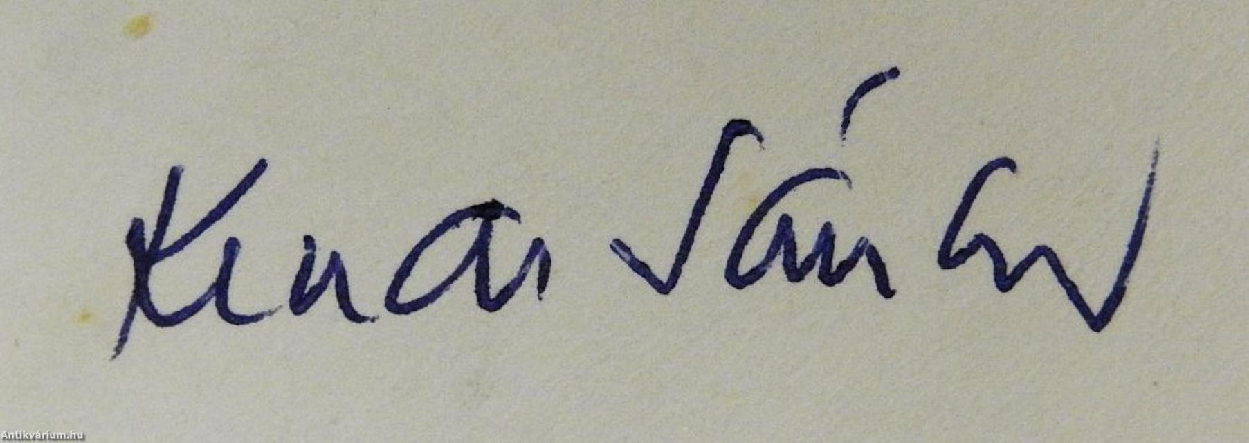 Mondani valamit (dedikált példány)