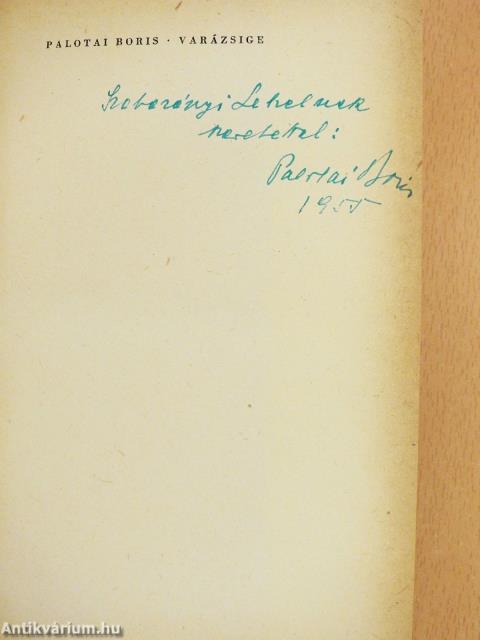 Varázsige (dedikált példány)