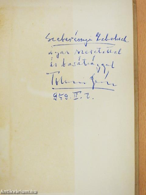 Évek-századok (dedikált példány)