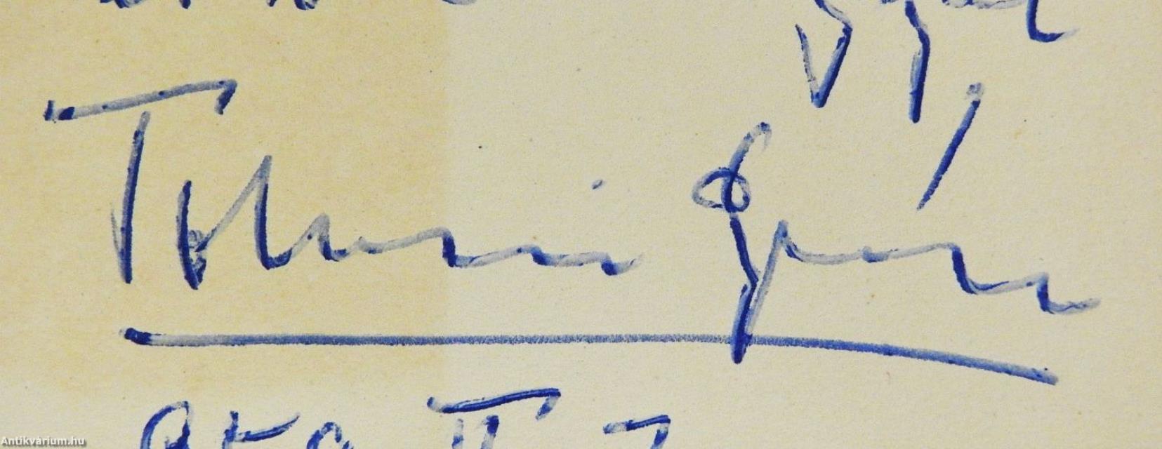 Évek-századok (dedikált példány)