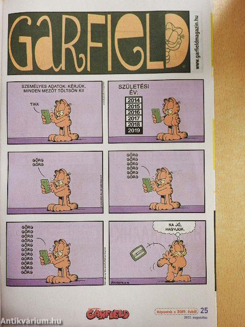 Garfield 2022. augusztus