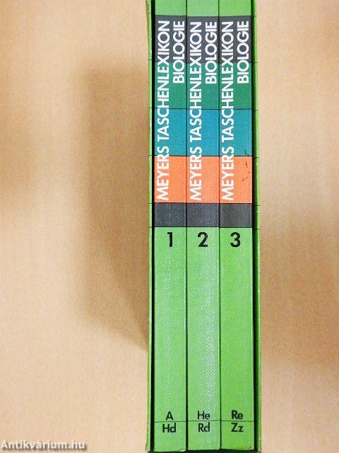 Meyers Taschenlexikon Biologie in 3 Bänden