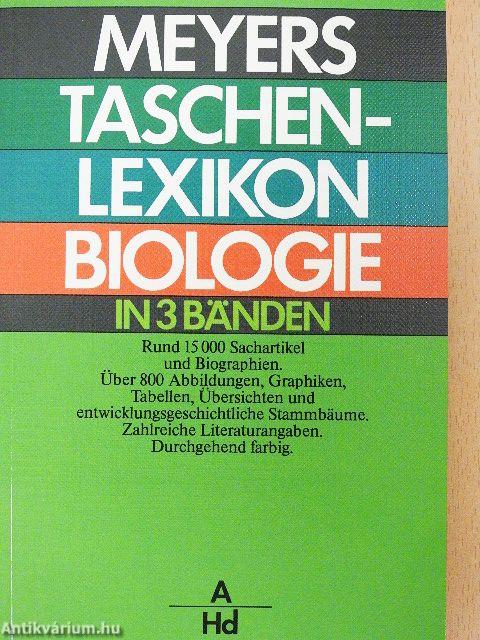 Meyers Taschenlexikon Biologie in 3 Bänden