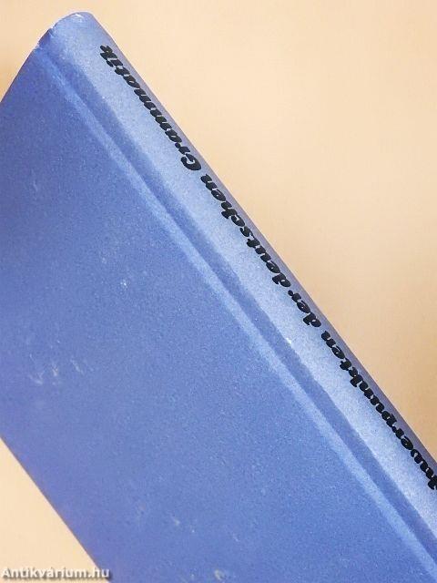 Übungen zu Schwerpunkten der deutschen Grammatik