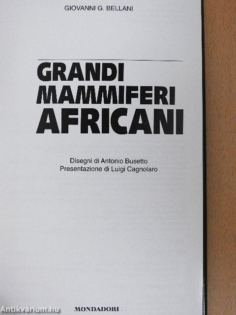 Grandi Mammiferi Africani