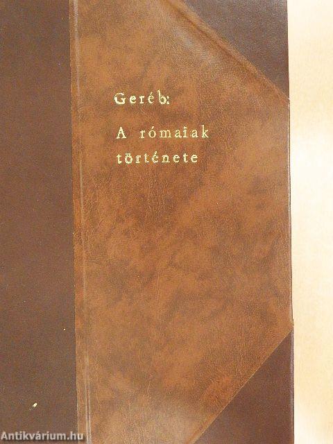 A rómaiak története