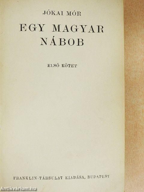 Egy magyar nábob I-II.