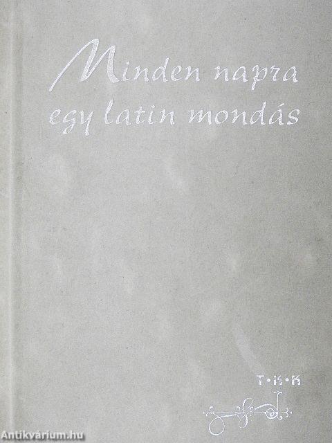 Minden napra egy latin mondás