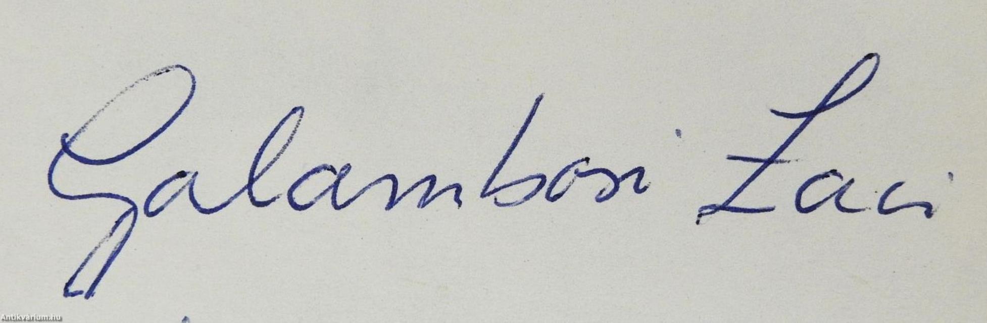 Naptollú vándor (dedikált példány)