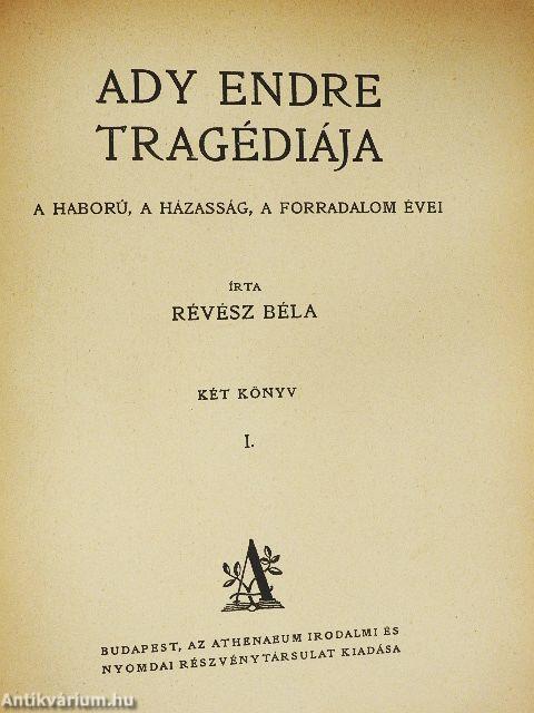 Ady Endre tragédiája I. (töredék)