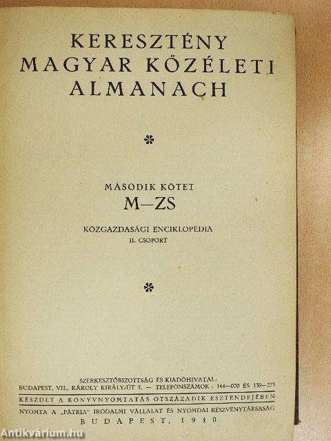 Keresztény magyar közéleti almanach II.