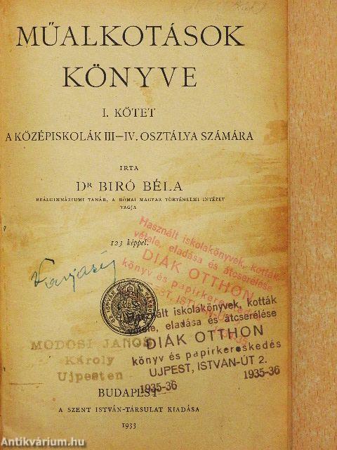 Műalkotások könyve I.