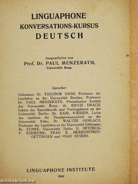 Linguaphone - Konversations-Kursus Deutsch