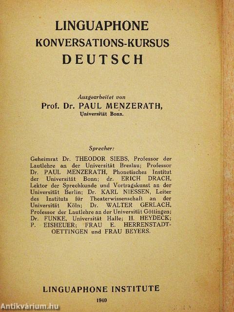 Linguaphone - Konversations-Kursus Deutsch