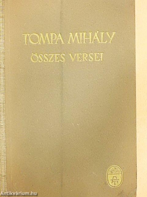Tompa Mihály összes versei