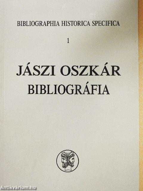 Jászi Oszkár bibliográfia