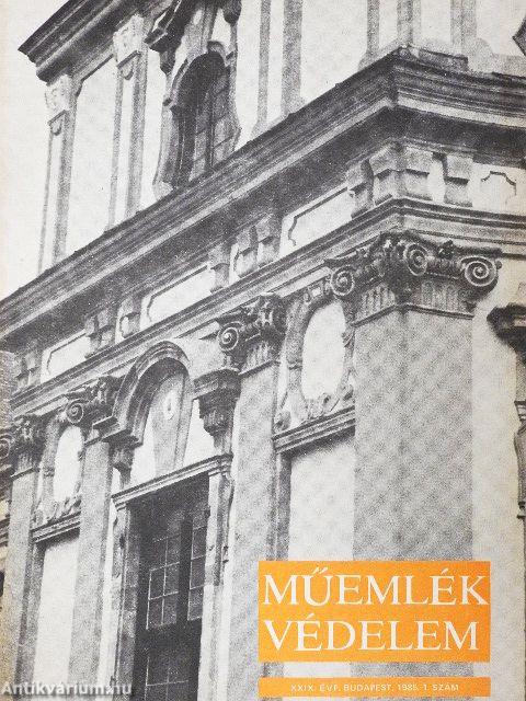Műemlékvédelem 1985/1.
