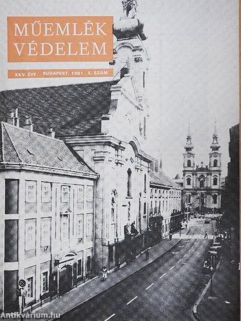 Műemlékvédelem 1981/4.