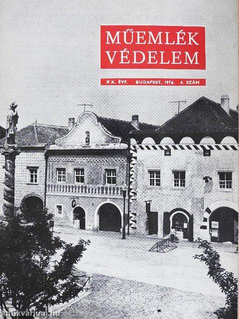 Műemlékvédelem 1976/4.