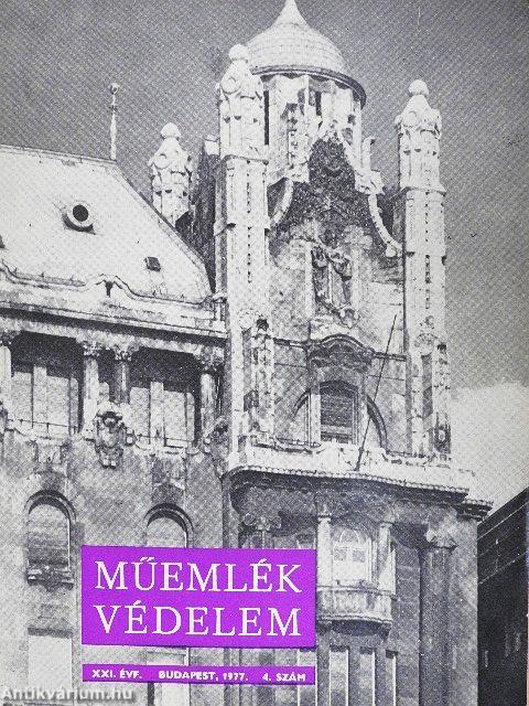Műemlékvédelem 1977/4.
