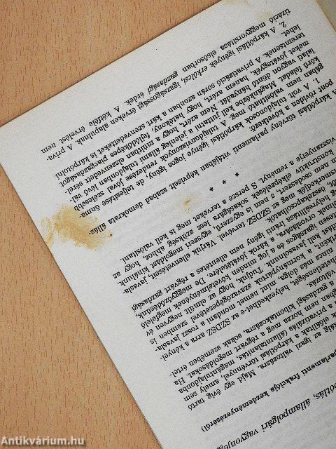 A Szabad Demokraták a privatizációról, a kárpótlásról, az állampolgári vagyonjegyekről
