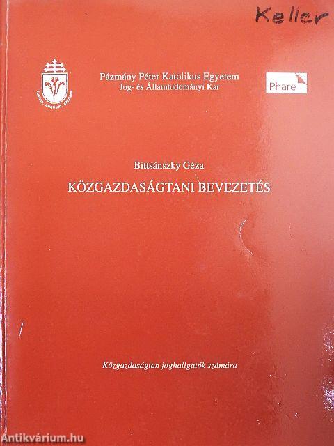 Közgazdaságtani bevezetés