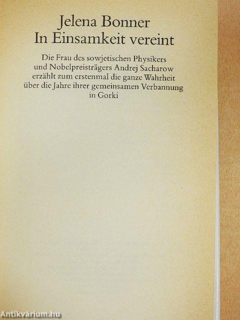 In Einsamkeit vereint