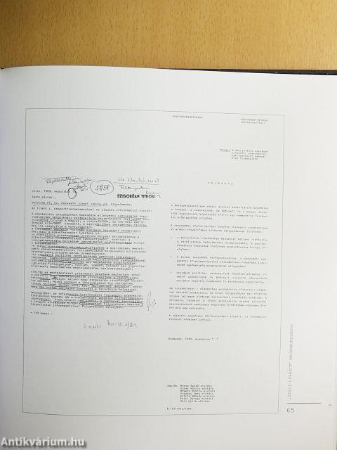 K. Belügyi iratfelmérő jelentése a kastélyból