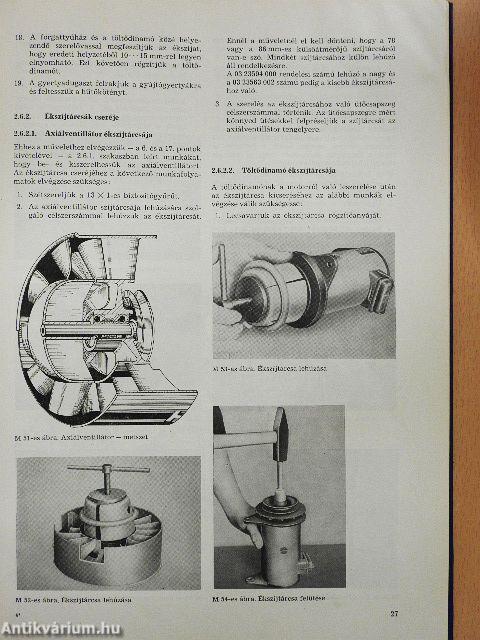 Trabant 601 személygépkocsi javítási kézikönyve