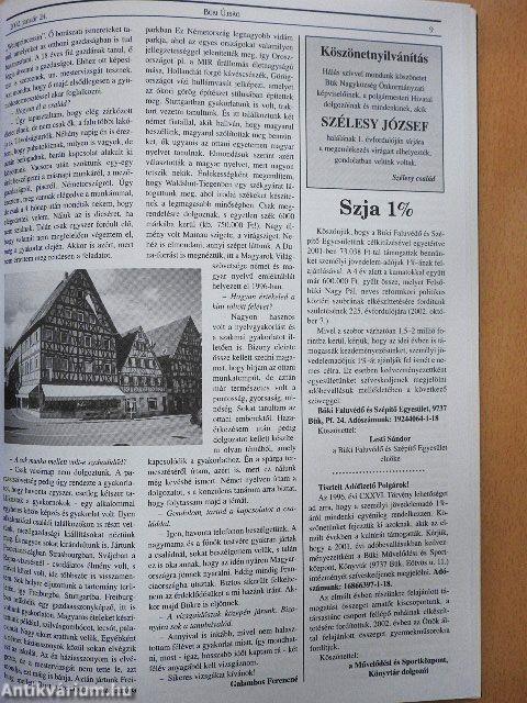 Büki Újság 2002. január-december