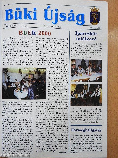 Büki Újság 2000. január-december