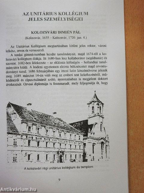 Kolozsvári iskolák éltetői