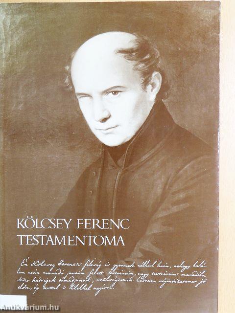 Kölcsey Ferenc Testamentoma