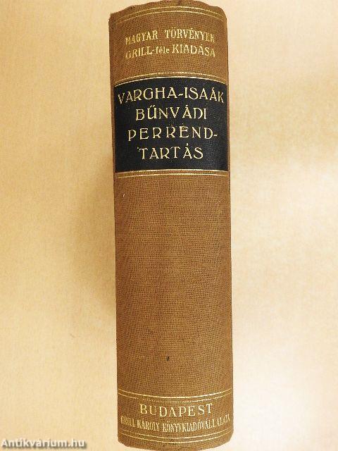 A bünvádi perrendtartás