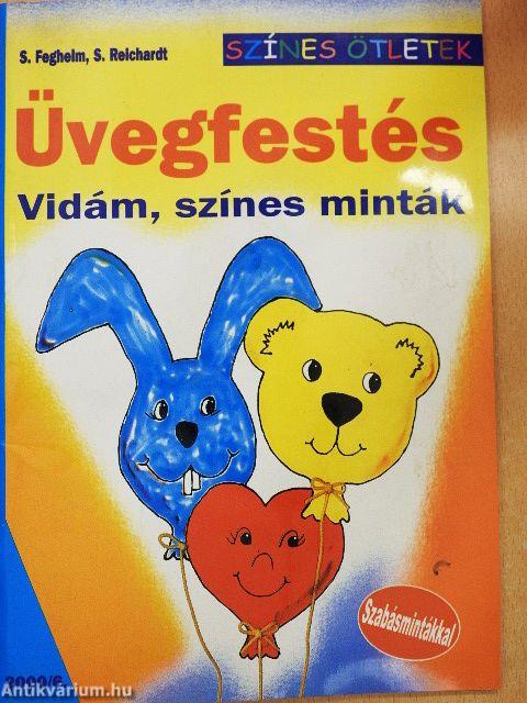 Üvegfestés - Vidám, színes minták