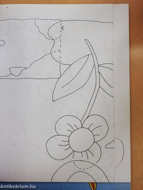 Üvegfestés - Vidám, színes minták