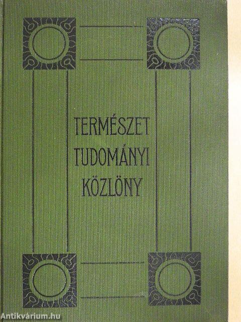 Természettudományi Közlöny 1925. január-december/Pótfüzetek a Természettudományi Közlönyhöz 1925. január-december