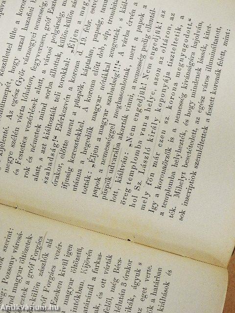 Magyarország polgári és egyházi közéletéből a XVIII-dik század végén