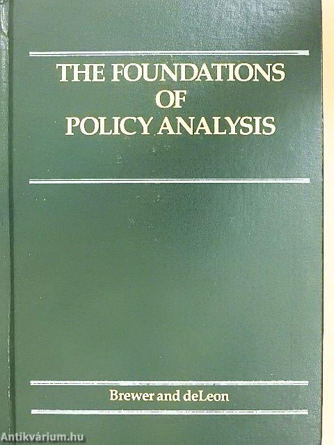 The foundations of Policy Analysis