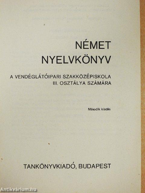 Német nyelvkönyv III.